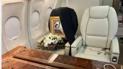تصاویری تلخ و غمبار از صندلی شهید رئیسی در هواپیمای ریاست جمهوری + عکس