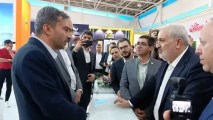حضور وزیر صمت در غرفه شرکت ملی مس در نمایشگاه ایران اکسپو 2024