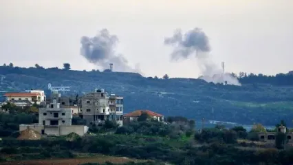 پایگاه میرون زیر آتش موشک های حزب الله لبنان+ فیلم