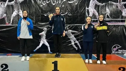 کسب دو مدال برنز دختران سپاهانی در رقابت‌های شمشیر بازی