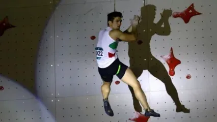 صعود رضا علیپور به مرحله نهایی سنگ‌نوردی انتخابی المپیک