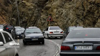 ترافیک سنگین درآزادراه تهران - کرج - قزوین