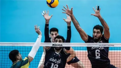 دومین شکست تیم ملی والیبال ایران مقابل برزیل