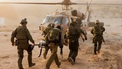 انتقال مجروحان اسرائیلی در حمله حزب‌الله با بالگرد + فیلم
