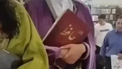 (ویدئو) حضور عجیب سعدی، مولانا، حافظ و فردوسی در نمایشگاه کتاب تهران