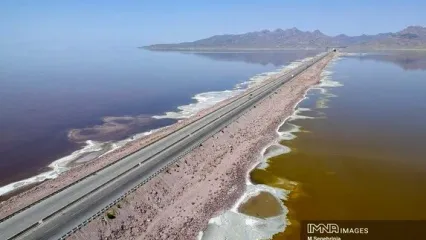 باران جان ارومیه را نجات داد/ آخرین وضعیت دریاچه ارومیه+فیلم