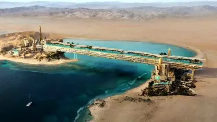 (عکس) عربستان طولانی‌ترین استخر معلق جهان را در پروژه نئوم خواهد ساخت
