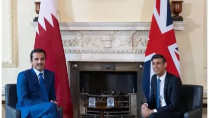 گفت‌وگوی سوناک با امیر قطر/قدردانی از تلاش‌های دوحه برای پیشبرد مذاکرات آتش‌بس غزه