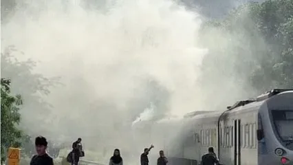 آتش‌سوزی قطار حومه‌ای هشتگرد - تهران | آخرین وضعیت سلامتی مسافران