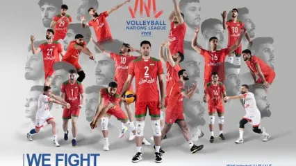 پوستر تیم ملی والیبال مردان ایران در سال 2024 (1403) منتشر شد