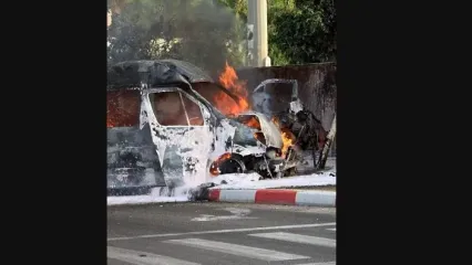 انفجار یک اتوبوس در جنوب تل‌آویو/ ویدئو