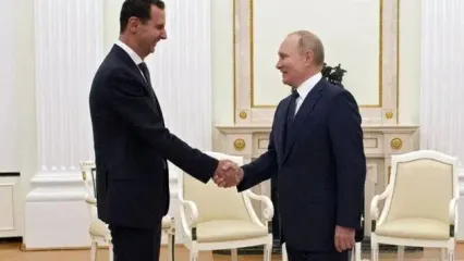 تبریک بشار اسد به پوتین