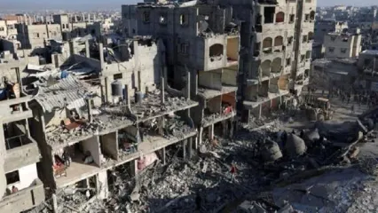 ویرانی عظیم ساختمان‌های رفح در 12 روز تجاوز اسرائیل به این شهر
