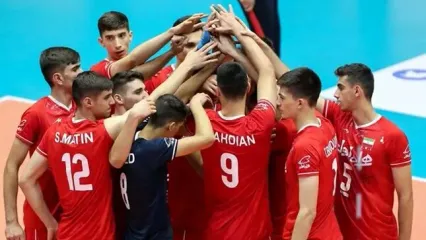 برد شیرین جوانان والیبال ایران مقابل افغانستان