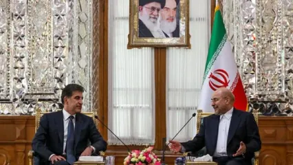رئیس اقلیم کردستان عراق با قالیباف دیدار کرد