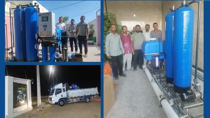 راه‌اندازی ۳۰ آب شیرین کن روستایی در روستاهای استان بوشهر