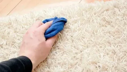 راهکار شستشو فرش ماشینی سفید