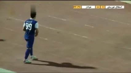 ویدیو / گل اول استقلال خوزستان به هوادار (گل به خودی پورعلی)