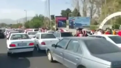 ویدیو | ترافیک سنگین در خیابان های منتهی به آزادی