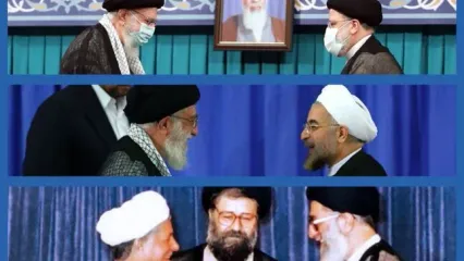 حاشیه های یک مراسم خاص/ از قهر و آشتی هاشمی رفسنجانی تا حکم های خلاف میل خاتمی و احمدی نژاد
