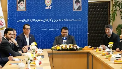 تاکید مدیر عامل بانک ملی ایران بر تقویت جایگاه نظارت، در بازدید از اداره کل بازرسی