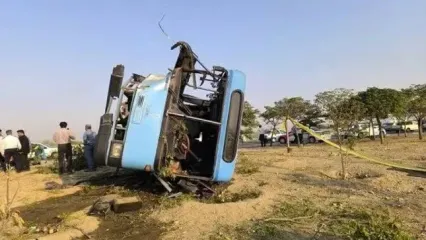 جزئیات واژگونی اتوبوس در جاده معدن سونگون به دلیل سرعت غیرمجاز و عدم ایمن‌سازی جاده