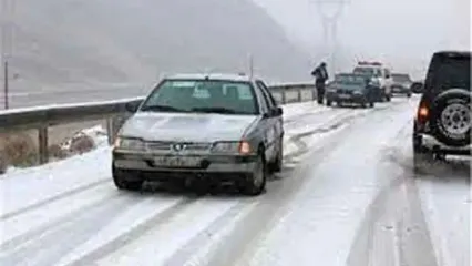 بارش برف، کولاک، یخ زدگی و مه گرفتگی در محورهای شمالی کشور