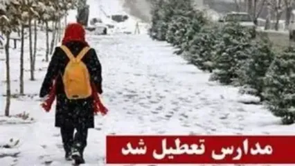 مدارس و ادارات استان تهران فردا یکشنبه تعطیل شد