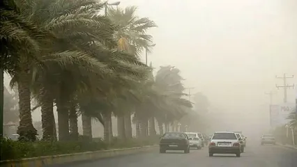 کاهش کیفیت هوا در غرب و جنوب غرب کشور با ورود توده گردوخاک از عراق و عربستان