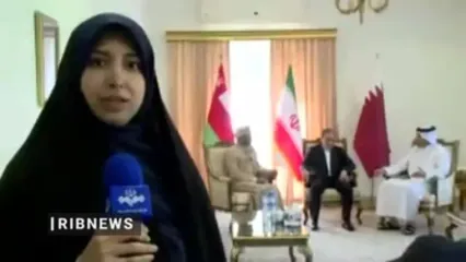 ببینید؛ دیدار سه جانبه وزیران خارجه ایران، عمان و قطر در حاشیه مجمع گفتگوهای تهران