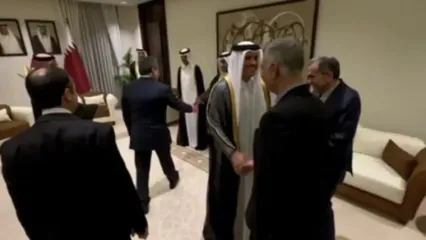دیدار وزیر خارجه با نخست‌وزیر قطر