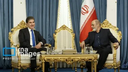 تصاویر: دیدار رئیس اقلیم کردستان عراق با دبیر شورای عالی امنیت ملی