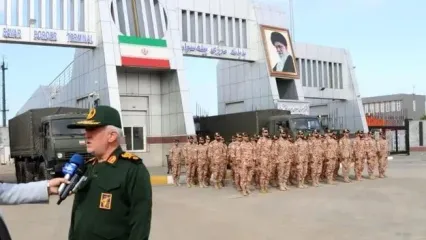 برگزاری رزمایش مشترک سپاه پاسداران و ارتش آذربایجان در قره‌باغ