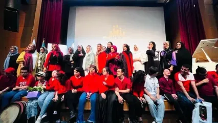 وقتی دل به جای نت می نوازد/ اجرای درخشان «سفیران نشاط» در نمایشگاه موسیقی کودک