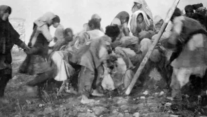 هجوم مردم بیجار برای احشام گوسفند در قحطی جنگ جهانی اول