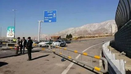 جاده کرج - چالوس بسته شد