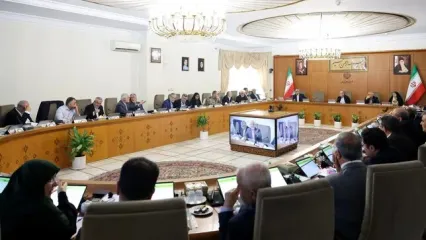 تصاویر؛ این وزیر پزشکیان با لباس نظامی به جلسه هیئت دولت رفت