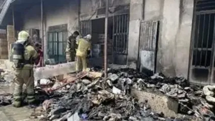 جزئیات حریق در انبار کفش بازار تهران