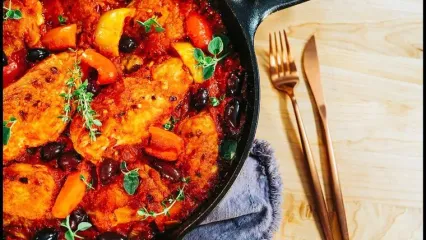 شام امشب با من: دستور پخت سریع و آسان؛ خورش مرغ و گوجه!
