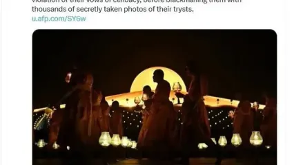 یک زن تایلندی ۱۱ راهب را اغفال کرد