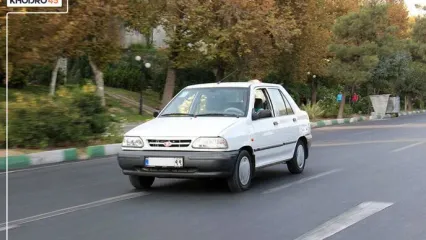 ویدئو عجیب از حرکت خرچنگی یک پراید در جاده