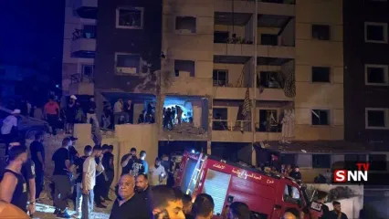 تصاویری از حمله شبانه اسرائیل به جنوب لبنان