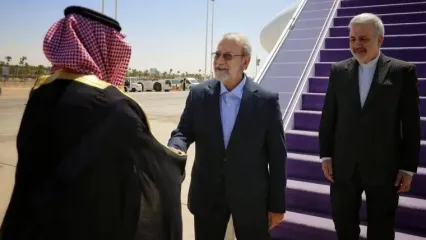 دلیل سفر لاریجانی به عربستان؟+تصاویر
