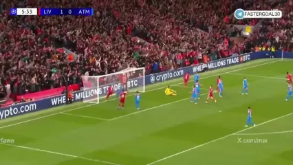 ویدیو: گل دوم لیورپول به اتلتیکو مادرید توسط محمد صلاح