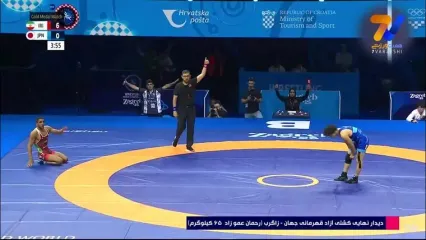 کشتی رحمان عموزاد فینال قهرمانی جهان را ببینید + ویدیوی کامل