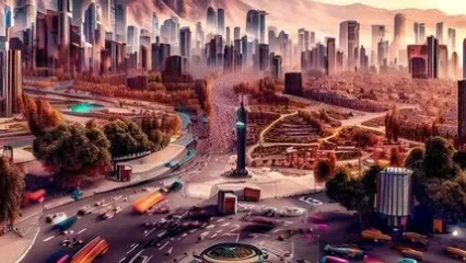 تهران 1000 سال دیگر از نگاه هوش مصنوعی + تصاویر عجیب