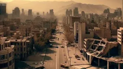 حادثه وحشتناکی که در تهران رخ می‌دهد | عکس‌های ترسناک هوش مصنوعی از تهرانِ آینده!