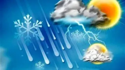 برف و باران سنگین برای این استان‌ها | نقشه هوای استان ها