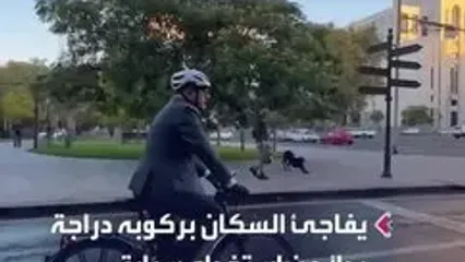 نخست‌وزیر ارمنستان با دوچرخه به محل کار رفت