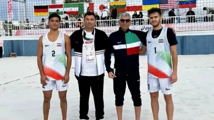 سومین برد پیاپی تیم ملی «الف» والیبال ساحلی با غلبه بر استرالیا